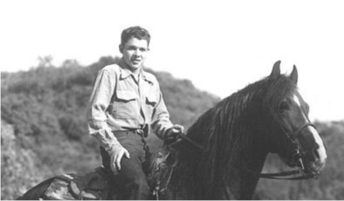Audie Murphy on a horse