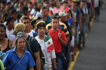 A picture of illegal migrants