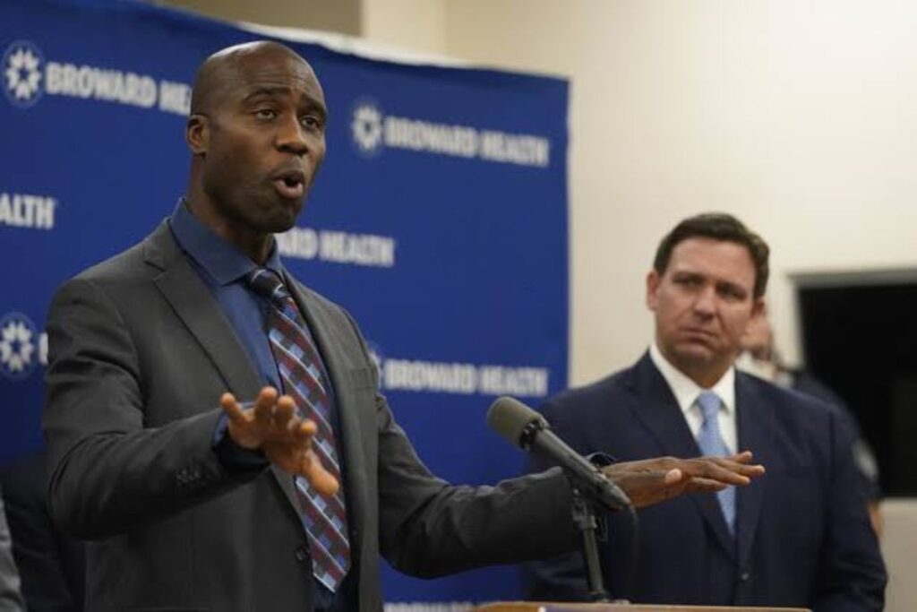 A picture of Florida state surgeon general Dr. Joseph Ladapo