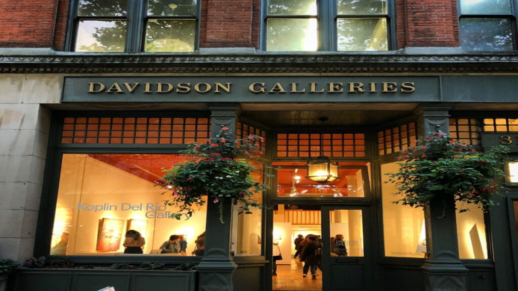 A front view of the Davidson Galleries 