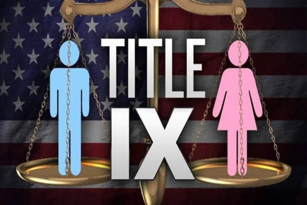 A picture of Title IX