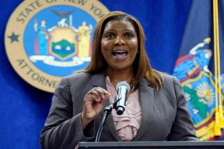 A picture of New York Attorney General Letitia James