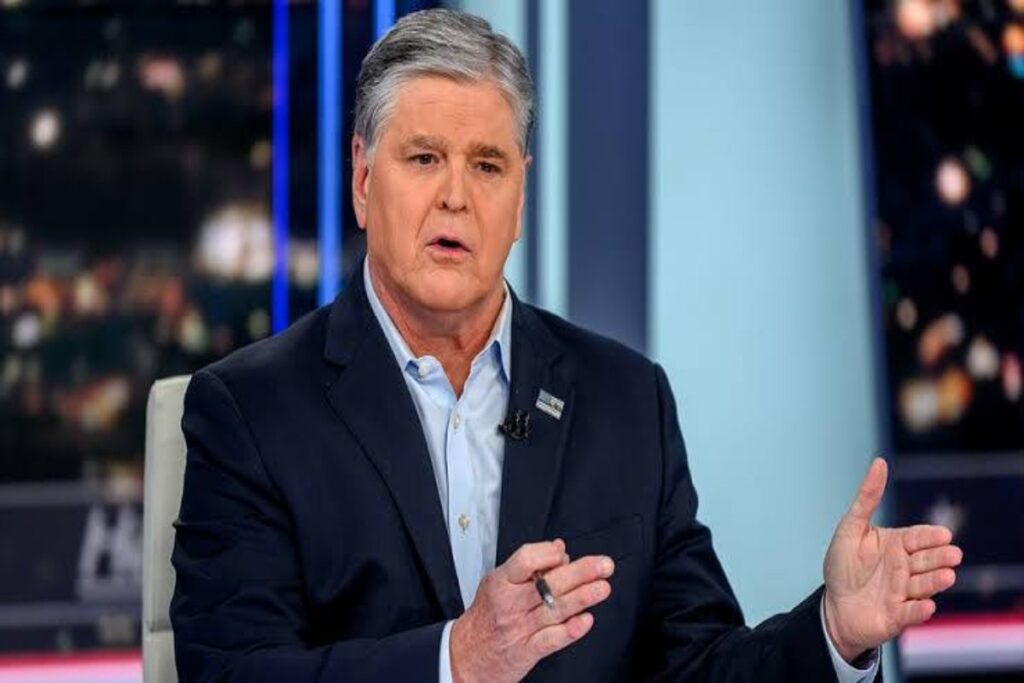A picture of Fox News host Sean Hannity
