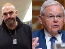 Senator John Fetterman and Senator Bob Menendez