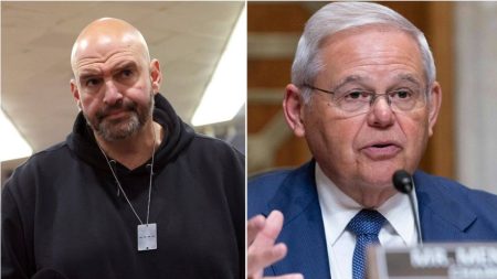 Senator John Fetterman and Senator Bob Menendez