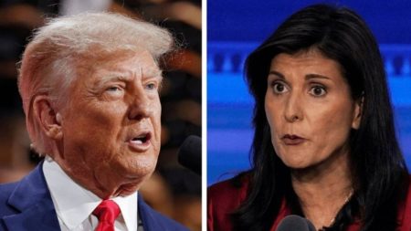 Donald Trump and Nikki Haley