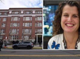 Jodie Cohen, NYC HS Principal and the school building