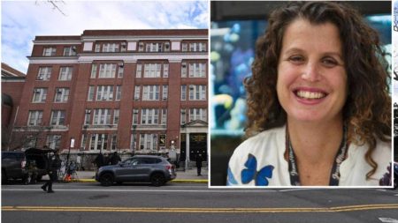 Jodie Cohen, NYC HS Principal and the school building