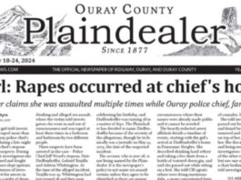 The rape story on the front page of the Plaindealer newspaper