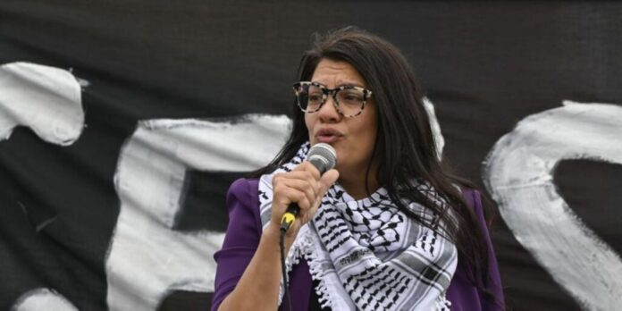 Rashida Tlaib Speaking at a Public Event
