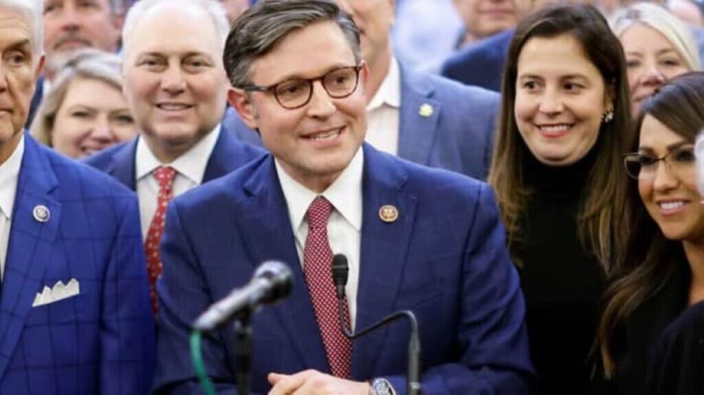 Rep. Mike Turner at a press conference