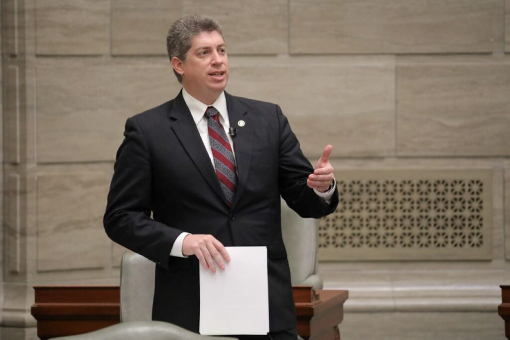 Senator Bill Eigel During a Session