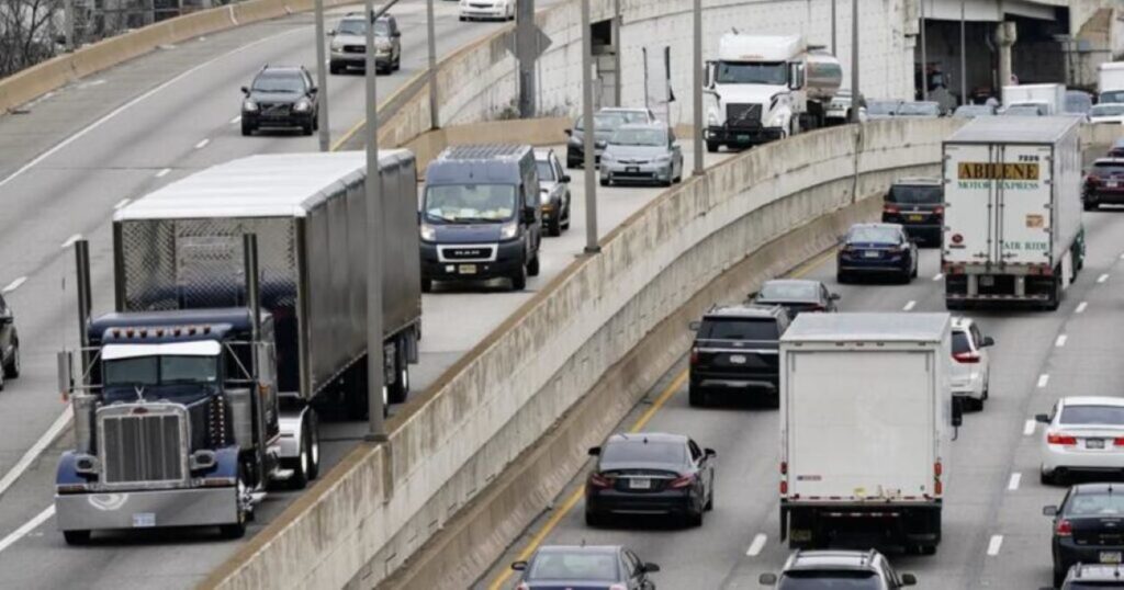 Cars on the roadway