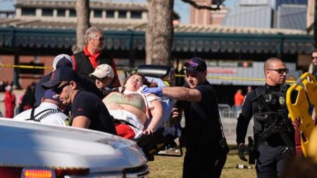 An Injured Victim of the Super Bowl Celebration Shooting