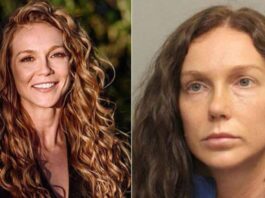 Armstrong's mugshots before and after she got plastic surgery