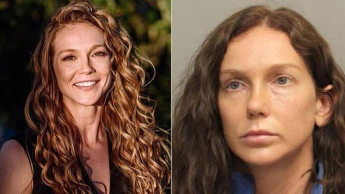 Armstrong's mugshots before and after she got plastic surgery