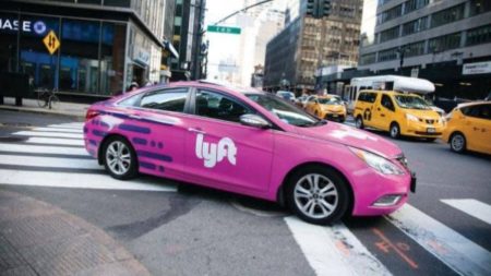 Branded Lyft Vehicle