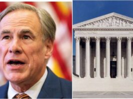 Greg Abbott and Supreme Court Building