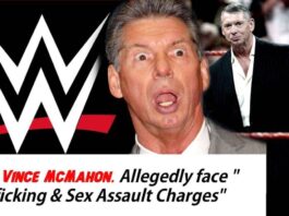 The trademark wide-eye look of McMahon