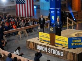 Biden addressing union members in Nevada