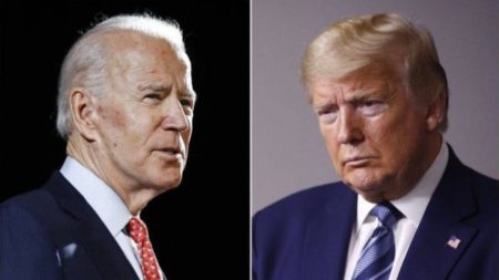 Joe Biden and Donald Trump