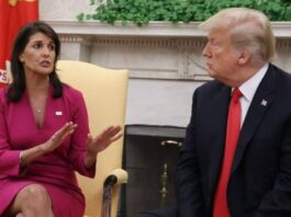 Nikki Haley and Donald Trump