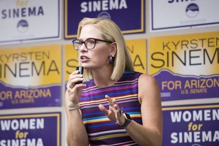 A photo of Senator Kyrsten Sinema