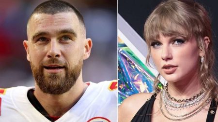 Taylor Swift and Travis Kelce