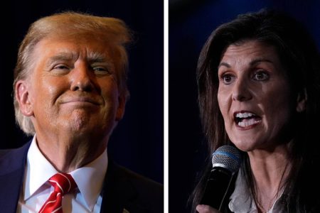 Donald Trump and Nikki Haley