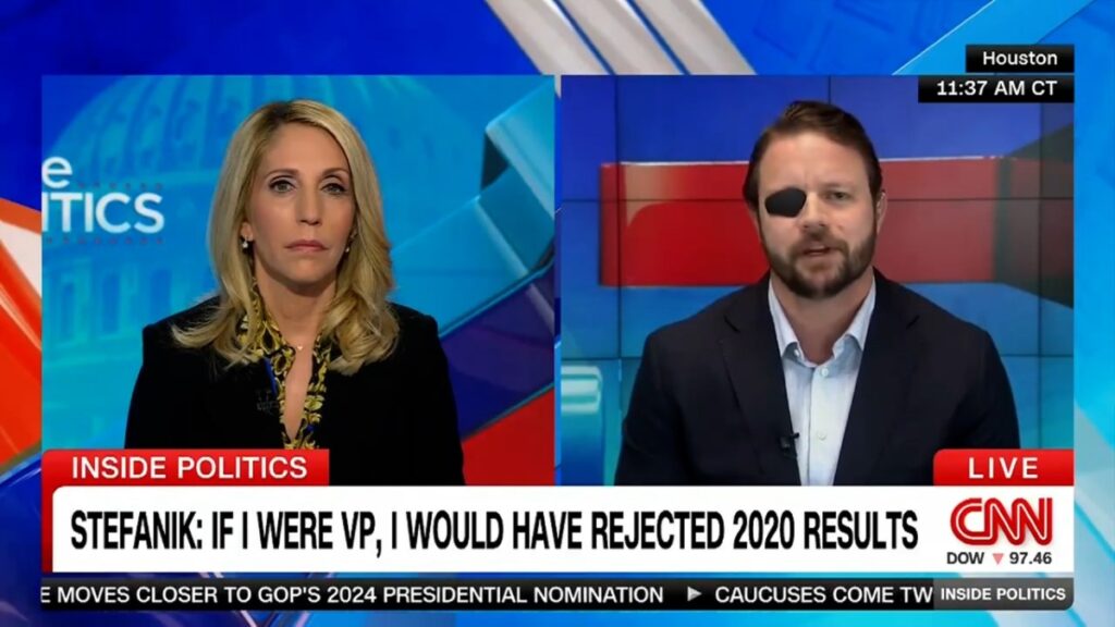 Dan Crenshaw in am interview on CNN