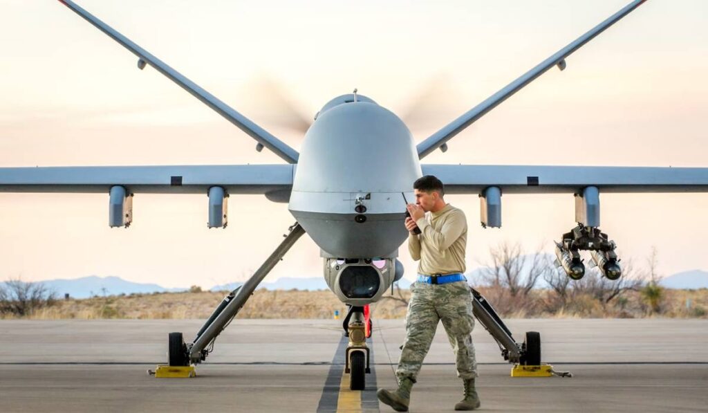 A military drone 