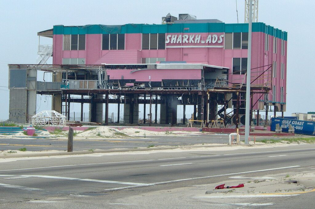 Sharkheads store awaiting rehabilitation 

