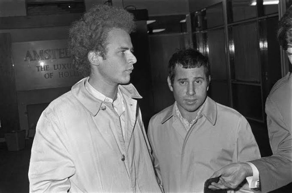 Simon and Garfunkel before a performance