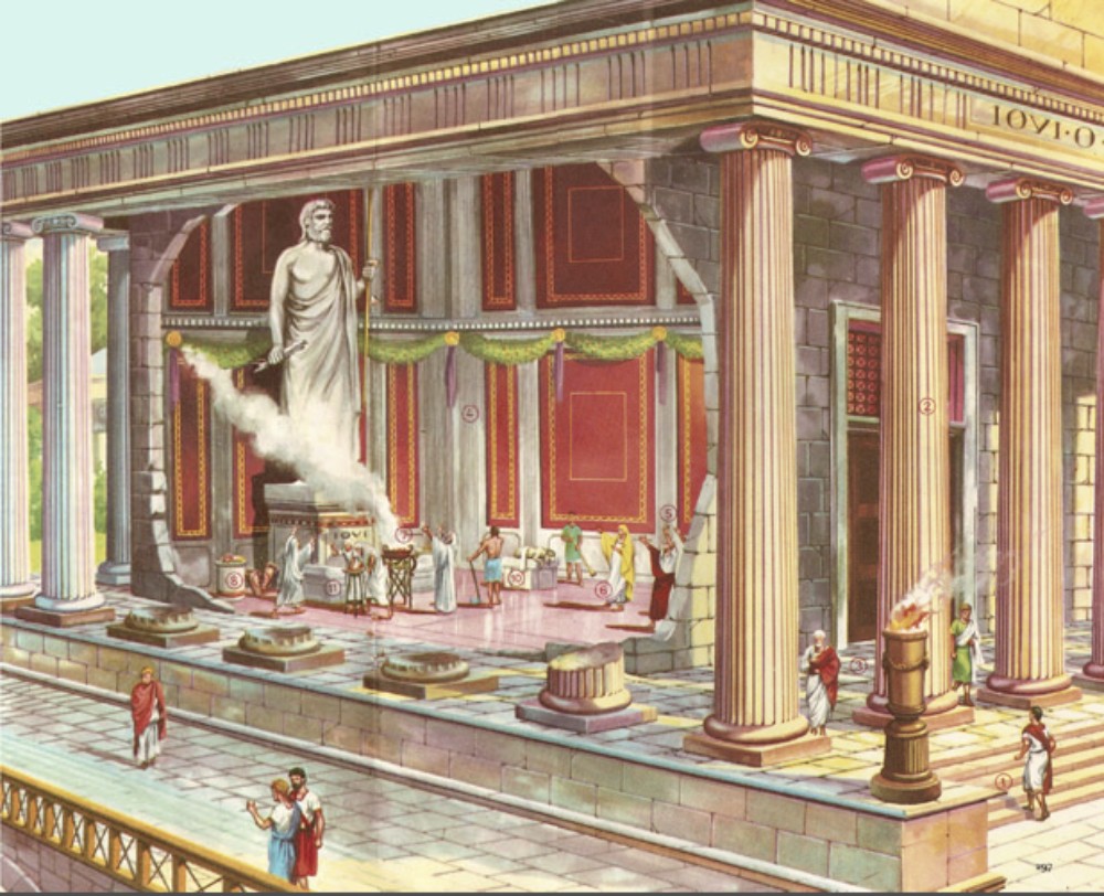 Roman Pagan Temple