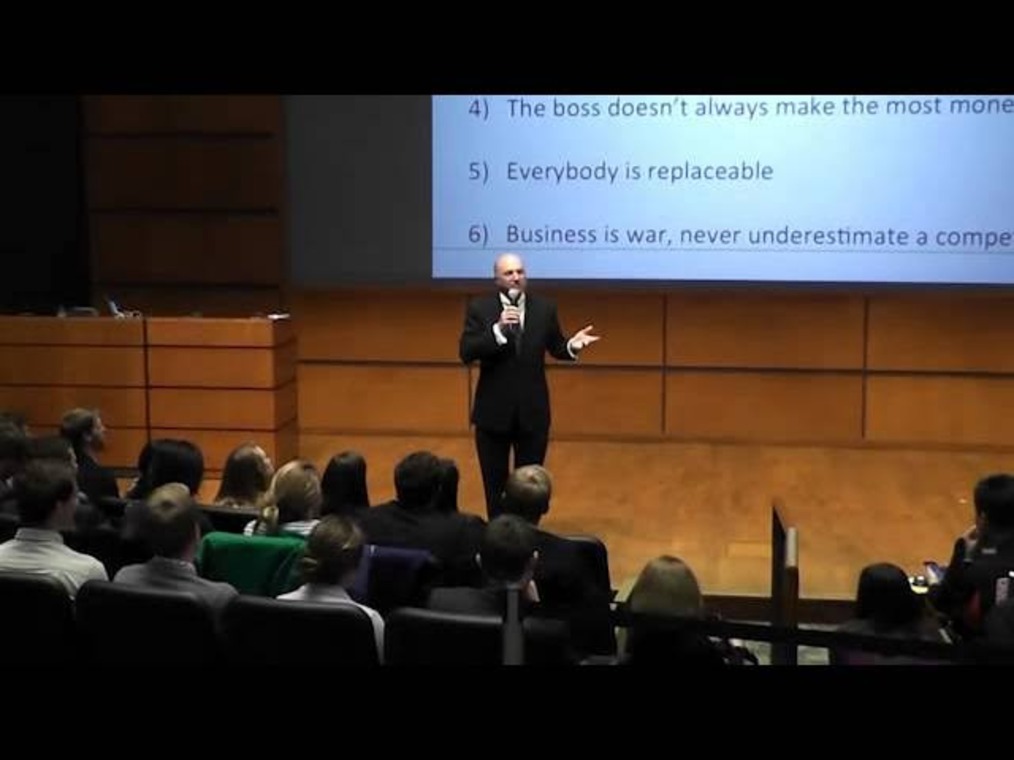 Harvard Business School hosts O'Leary at a talk on entrepreneurship