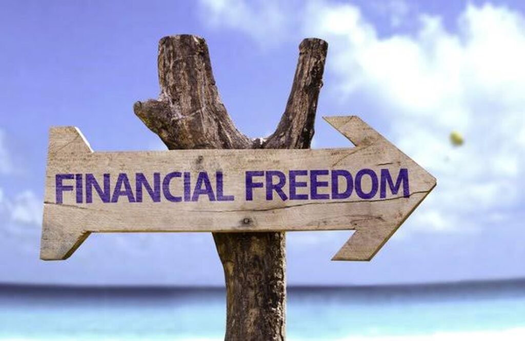 Financial Freedom Sign Post