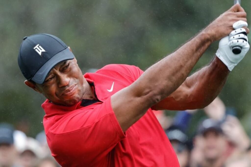 Woods at his first PGA Tour action of 2024