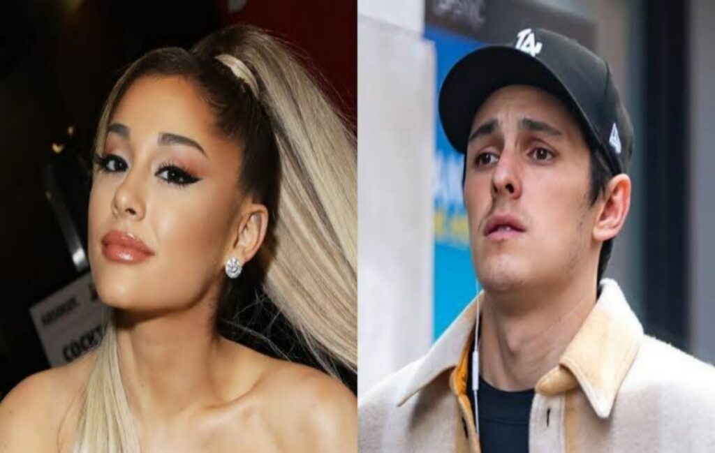 A picture of Ariana Grande and her ex-husband