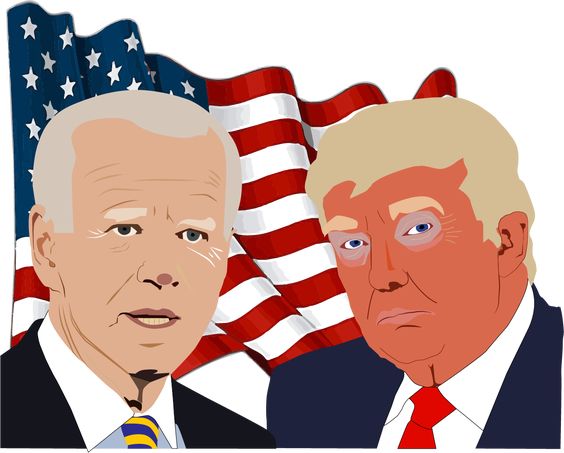 President Joe Biden and His Competition, Donald J. Trump