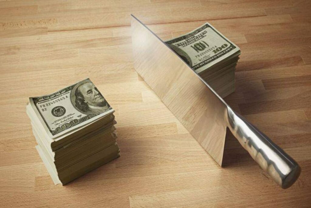 A picture depicting Tax cuts