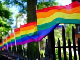 A picture of Pride flag