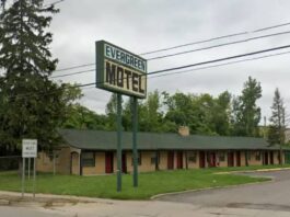 A picture of the motel they found the missing woman