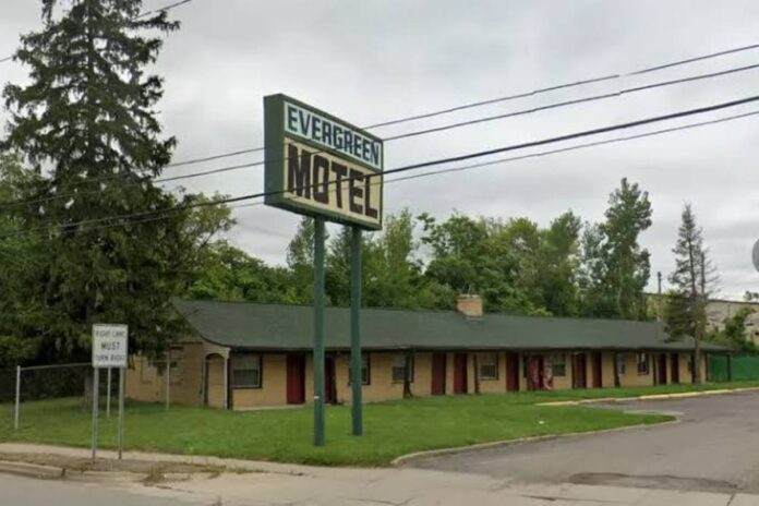 A picture of the motel they found the missing woman