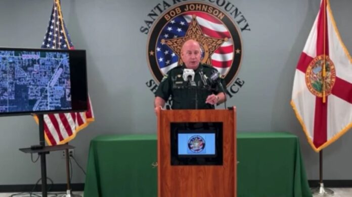 Florida Sheriff giving a speech