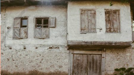 A Picture of a Dilapidated House