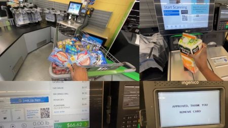 Self Checkout at Walmart