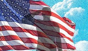 Graphic art of America's flag 