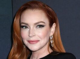 A headshot of Lindsay Lohan
