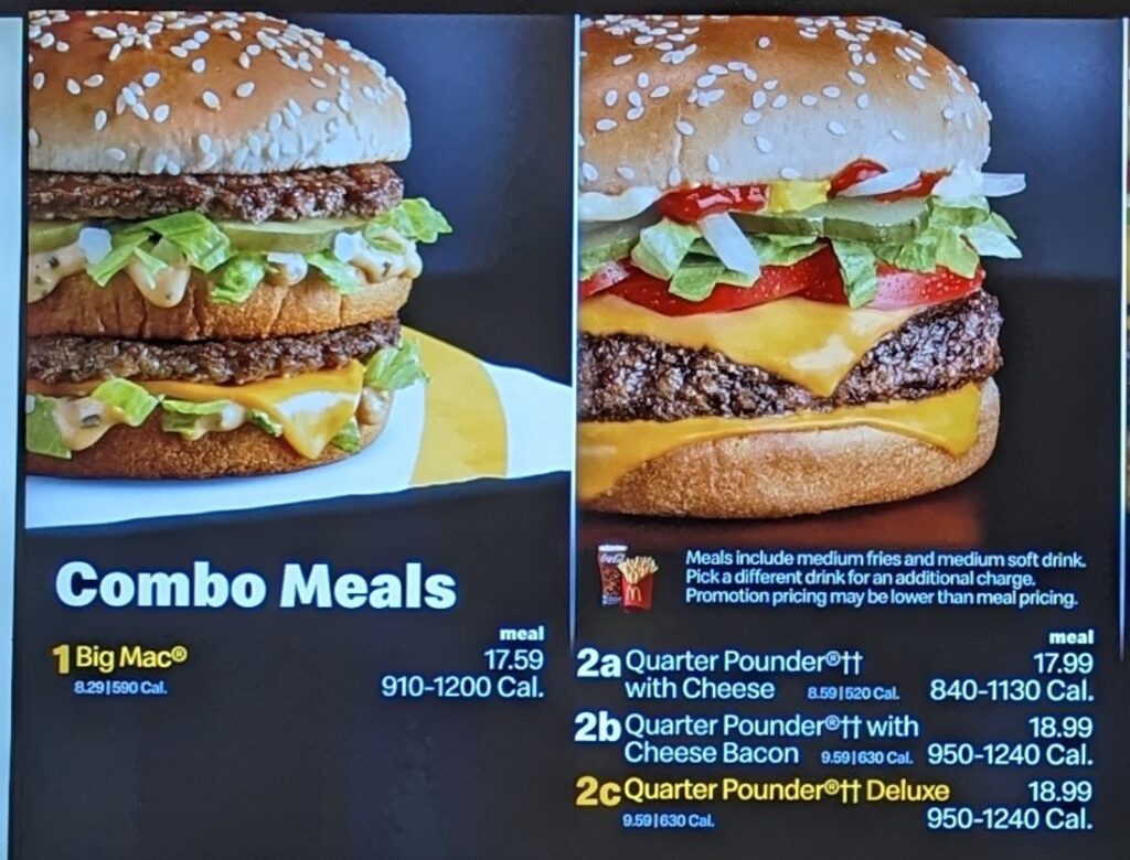 McDonald's Meal Prices