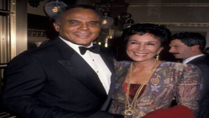Julie Harrison Belafonte alongside her Husband Harry Belafonte.